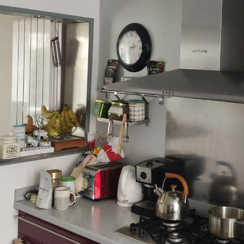 La cuisine et son passe-plat